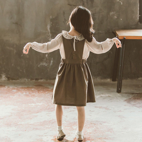 Tavaszi-őszi gyerekruha retro stílusban