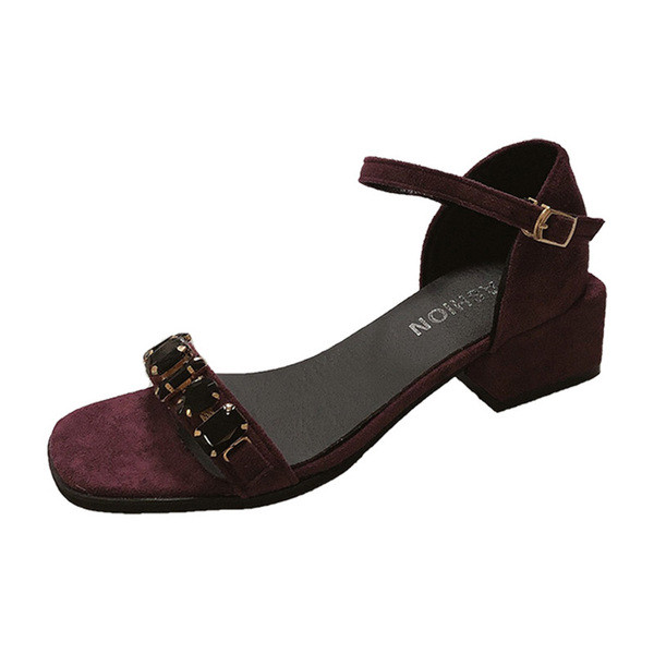 Modern női szandál öko velúrból