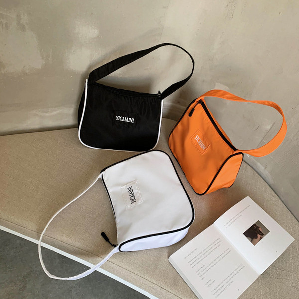 Geantă de umăr textilă de zi cu zi pentru femei