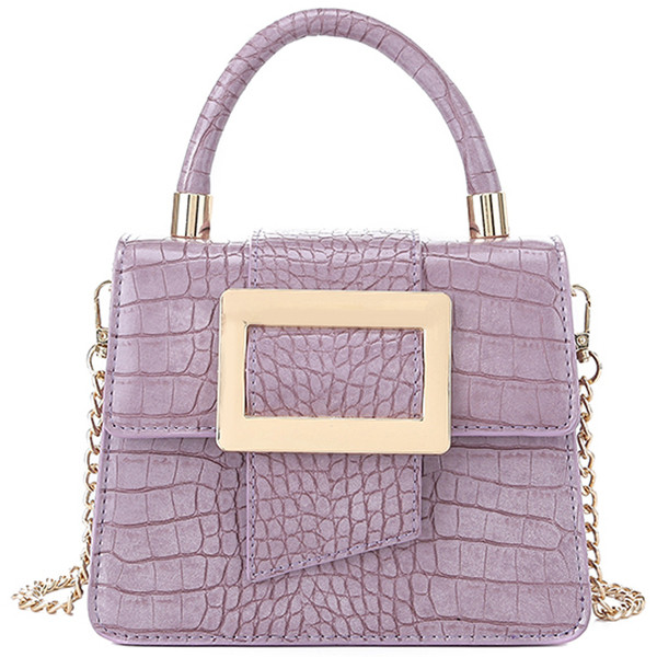 Elegáns női kis táska eco bőrből, csattal