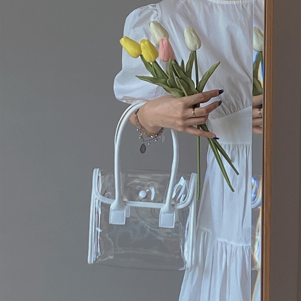 Aktuális női kézzel készített szilikon táska