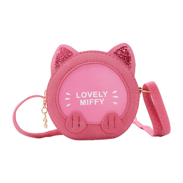 Gyermek korszerű kerek táska felirattal