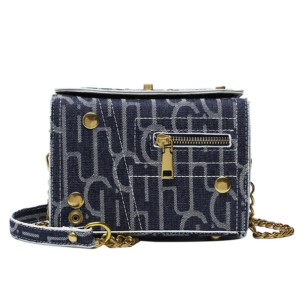 Modern női négyzet alakú mini válltáska