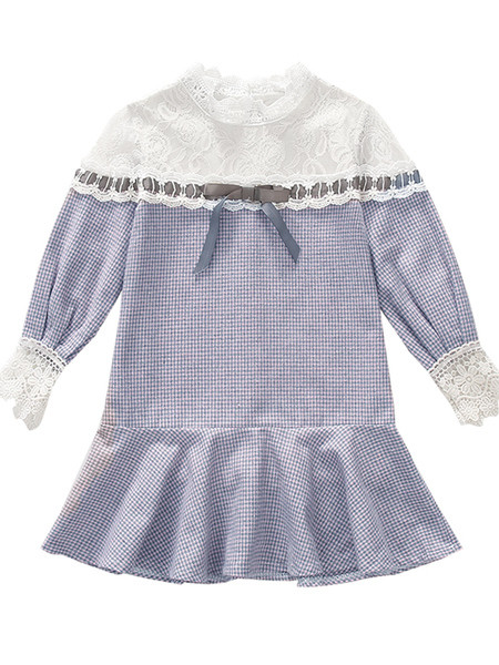 Gyerekruha csipkével és hosszú ujjal