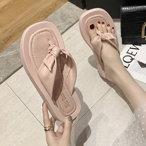 Női alkalmi papucs a lábujjak között