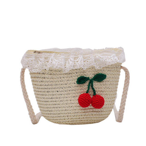 Modern női mini kötött táska csipkével