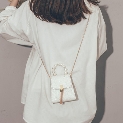 Modern csillogó női mini táska