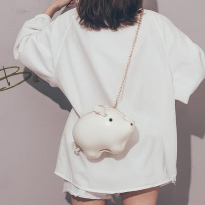 Női aktuális táska nem szabványos formában a vállra