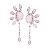 Elegáns női fülbevaló kis és nagy kövekkel