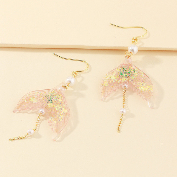 Alkalmi női fülbevaló farok alakú