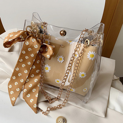 Modern női szilikon táska széles modell