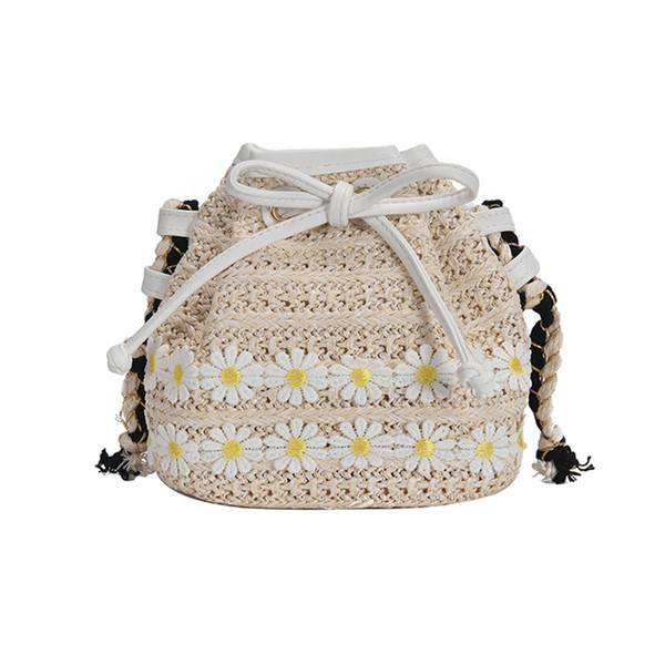 Stílusos női kötött táska nyakkendővel