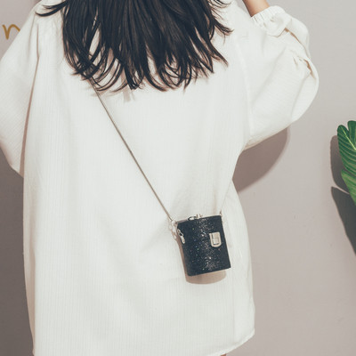 Modern női kerek mini válltáska