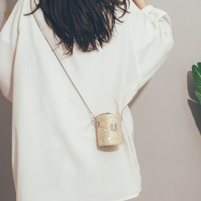 Modern női kerek mini válltáska