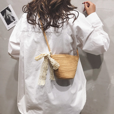 Női korszerű kötött táska sima modell