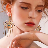 Karājoši sieviešu auskari acs formā