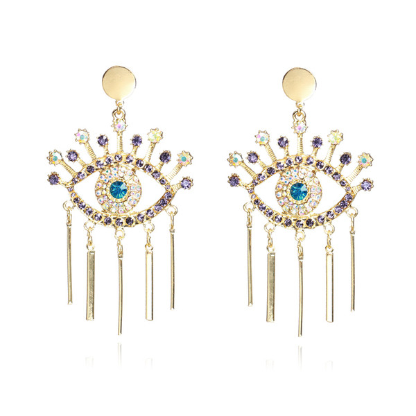 Karājoši sieviešu auskari acs formā