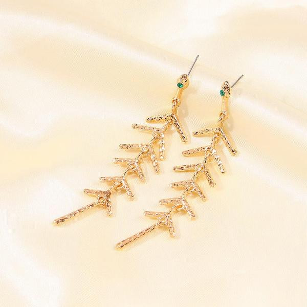 Lógó női fülbevaló - halszálka