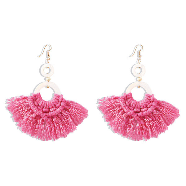 Női fülbevaló bohó stílusban