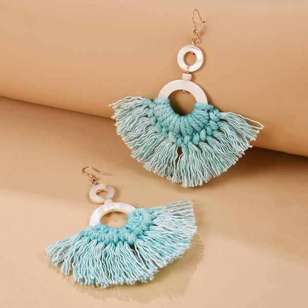 Női fülbevaló bohó stílusban