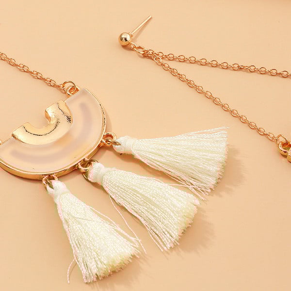 Mūsdienīgi sieviešu piekarināmi auskari ar pušķiem