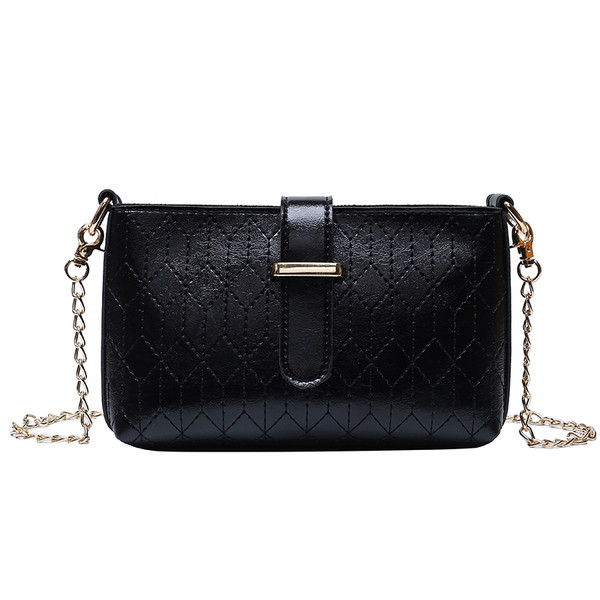 Eko bőrből készült kis női táska fém fogantyúval