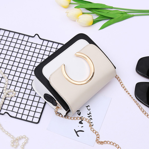 Stiilne naiste väike pandlaga ökonahast kott