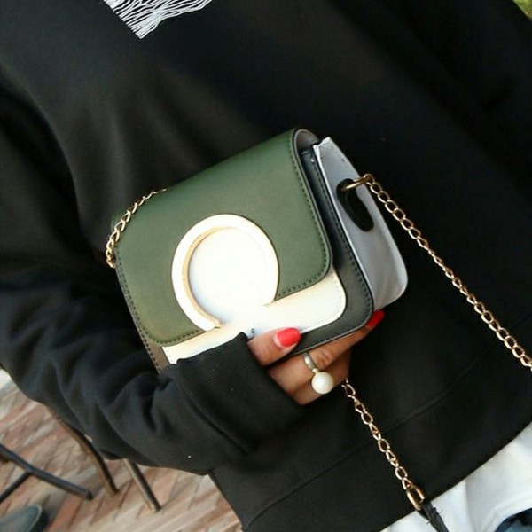 Stiilne naiste väike pandlaga ökonahast kott