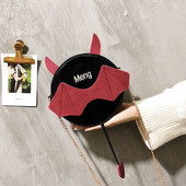 Női mindennapi táska kerek formában, 3D elemekkel