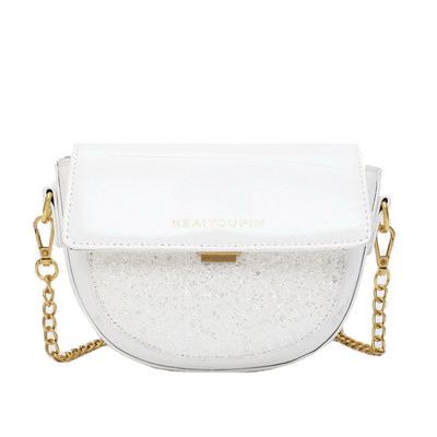 Moodne naiste mini lakknahast õlakott