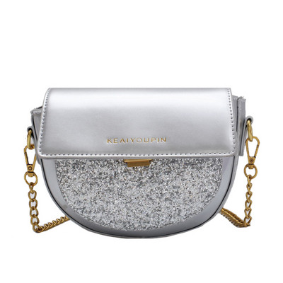 Moodne naiste mini lakknahast õlakott