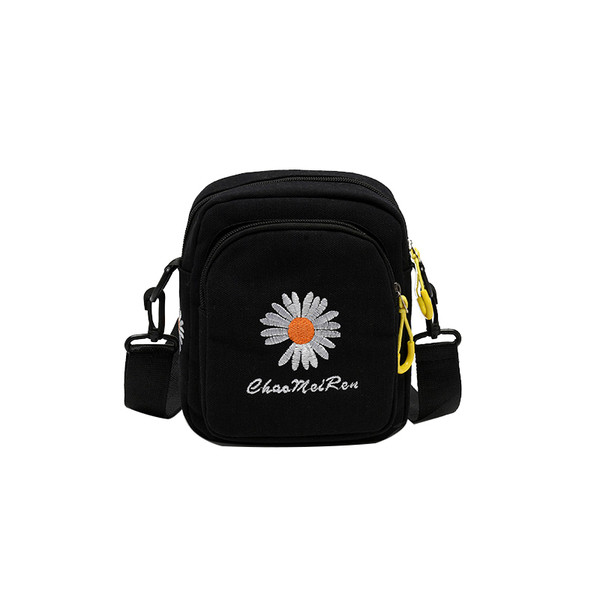 Naiste igapäevane tikandiga tekstiilist kott