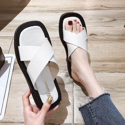 Jauns sieviešu čību modelis ar platu ādas siksnu - divi modeļi