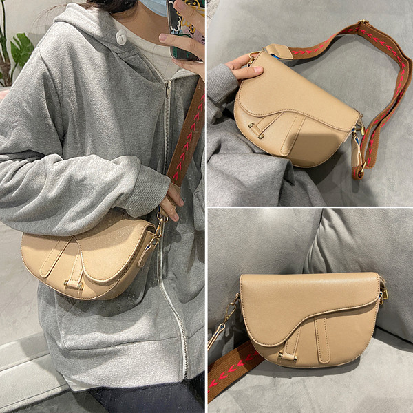 Aktuális női táska textil fogantyúval