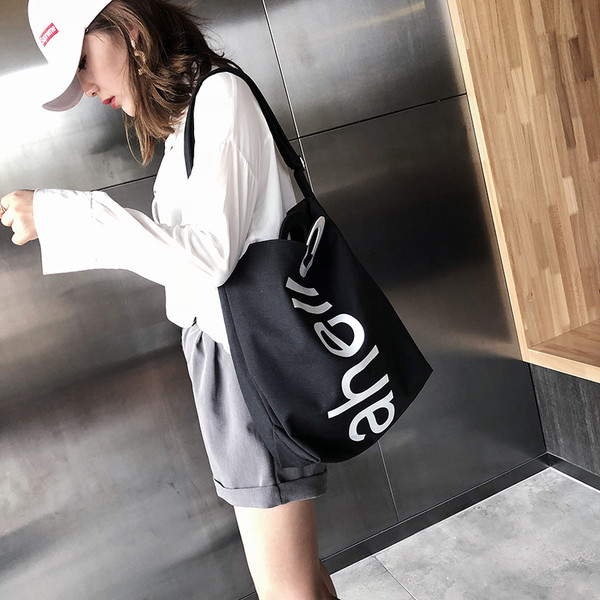 Női alkalmi textiltáska széles modell