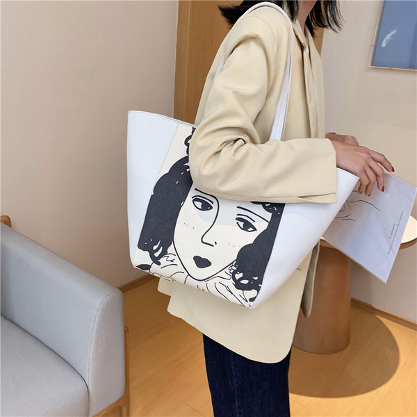 Sieviešu moderns somas plats modelis no eko ādas