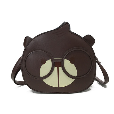 Sieviešu mūsdienīga maza eko-ādas soma ar 3D elementiem