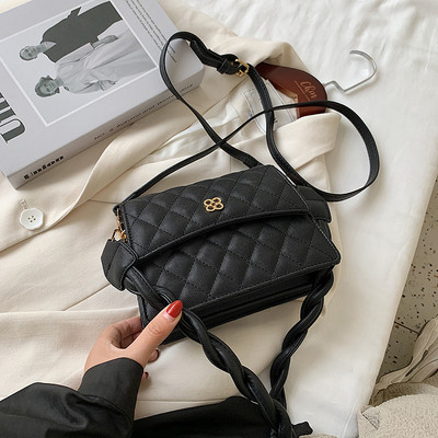 Új modell eko bőrből készült női táska hosszú füllel, fém díszítéssel