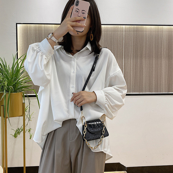 Maza sieviešu soma no eko ādas ar īsu un garu rokturi