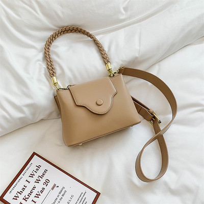 Geantă de mână casual din piele cu două mânere