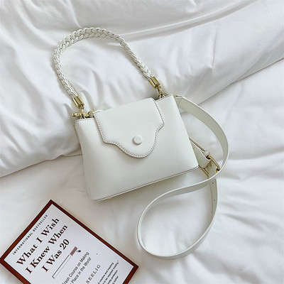 Geantă de mână casual din piele cu două mânere