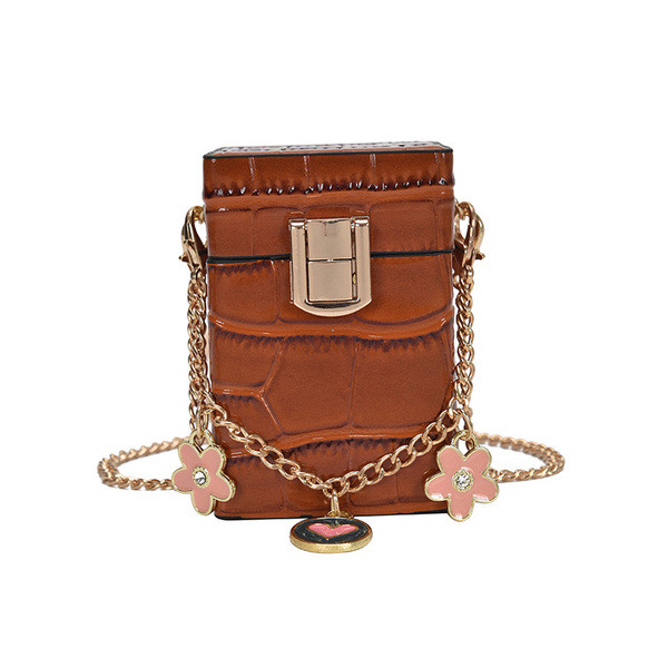 Geanta mini de dama cu maner lung si pandantive