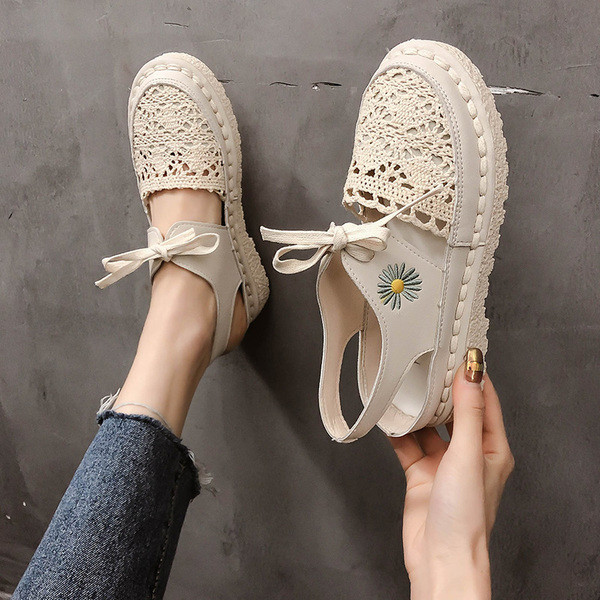 Új modell félig nyitott női alkalmi cipő