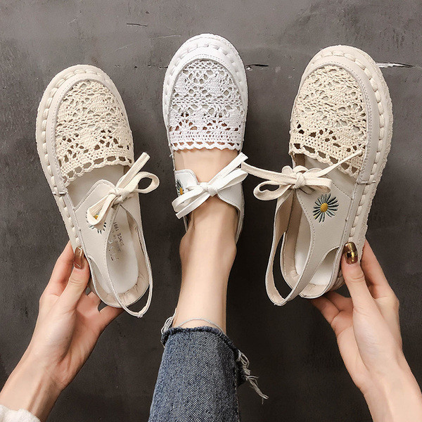 Új modell félig nyitott női alkalmi cipő