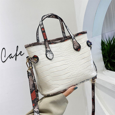 Kaasaegne ökonahast kott lühikeste ja pikkade sangadega