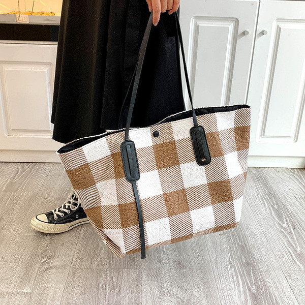 Liela rūta sieviešu plecu soma