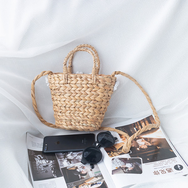 Moodne pika sangaga naiste kootud käekott