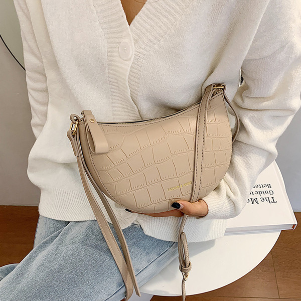 Jauna modeļa stilīga sieviešu soma no eko ādas ar garu rokturi