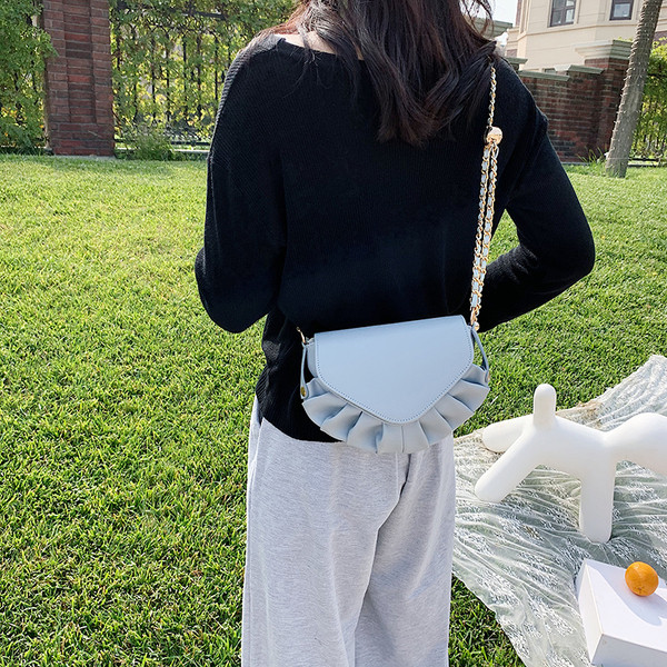 Stílusos női kerek táska sima modell