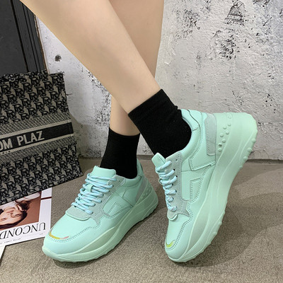 Eko bőrből készült alkalmi cipők fűzővel